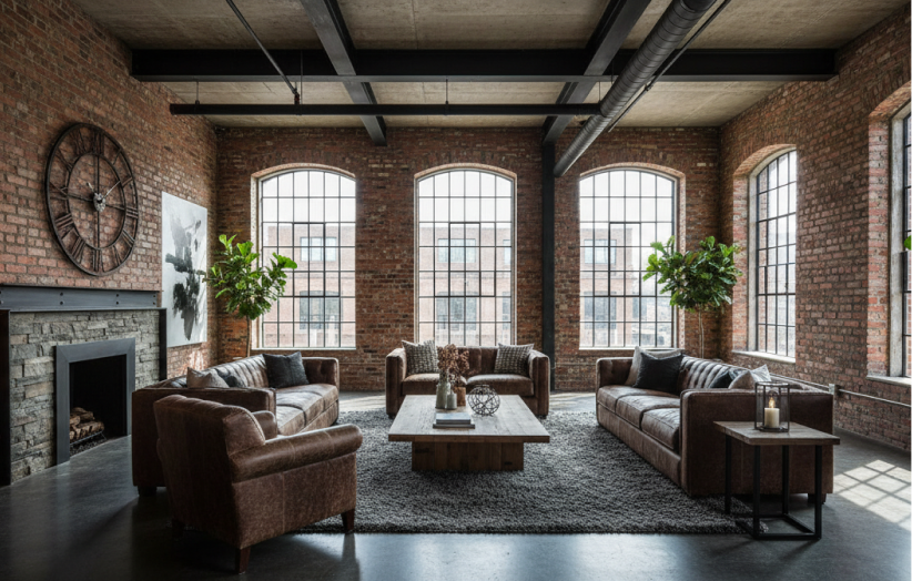 Industrial style interior