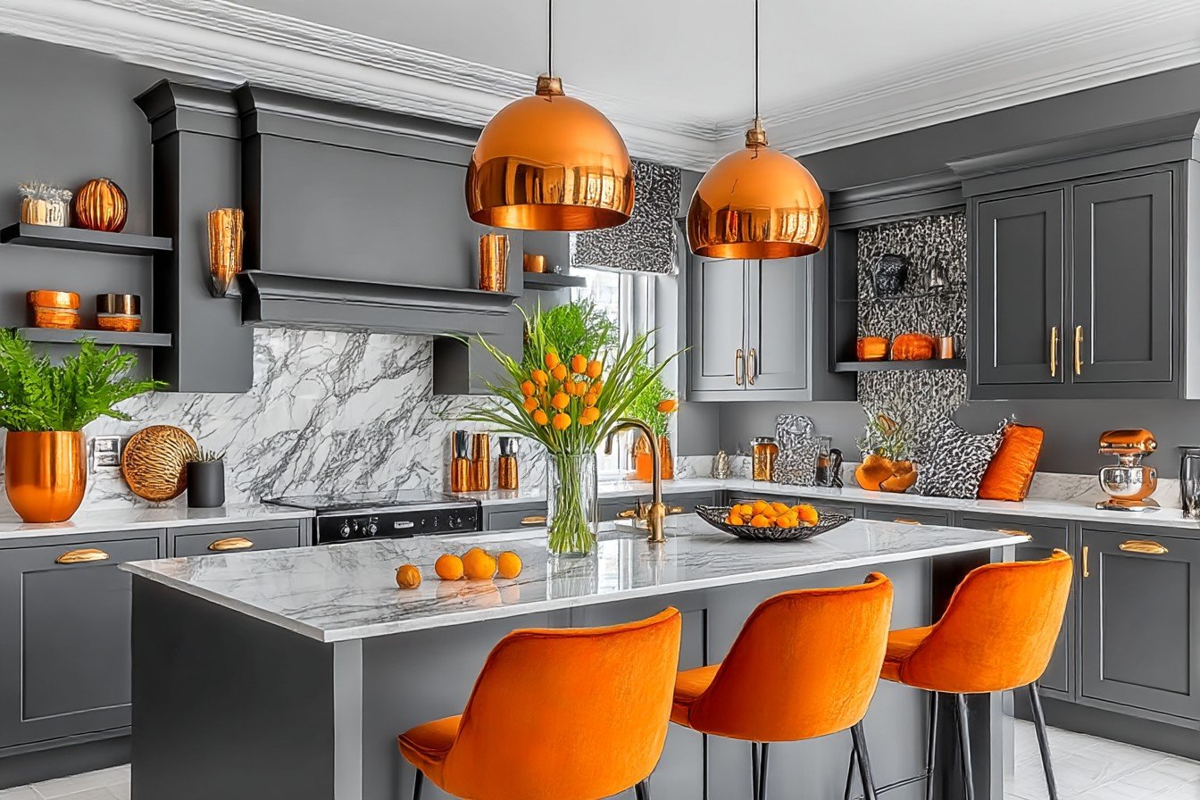 Copper Accents Kitchen