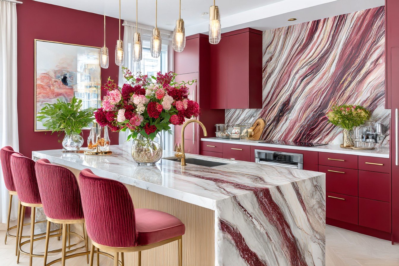 Garnet Glamour Bedroom