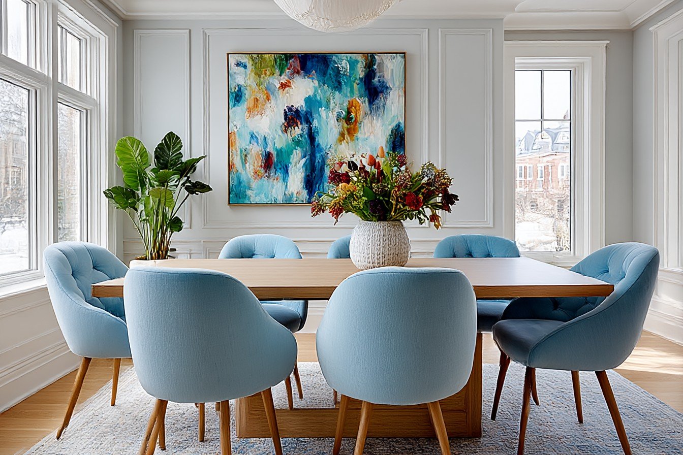 Ivory Bohemian Dining Room