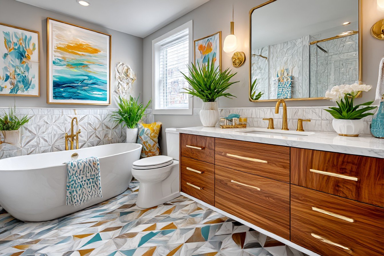 Mid Century Modern Bathroom