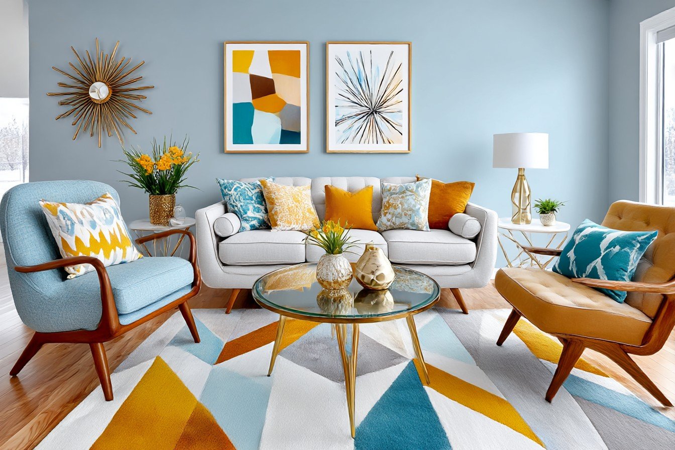 Mid Century Modern Living Room
