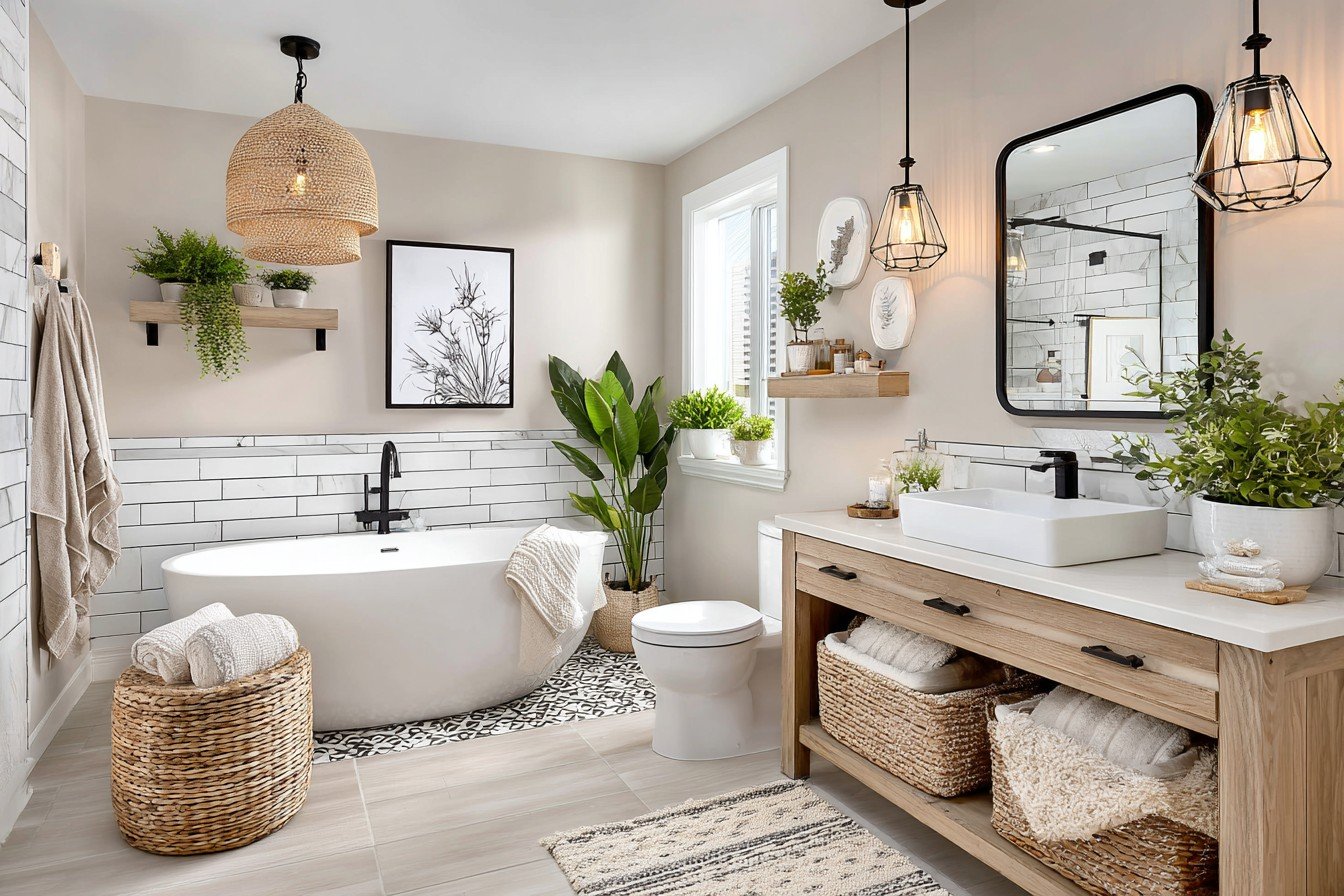 Modern Farmhouse Bathroom
