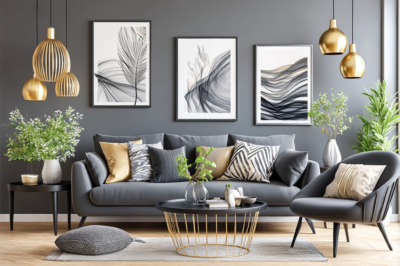Nordic Noir Living Room