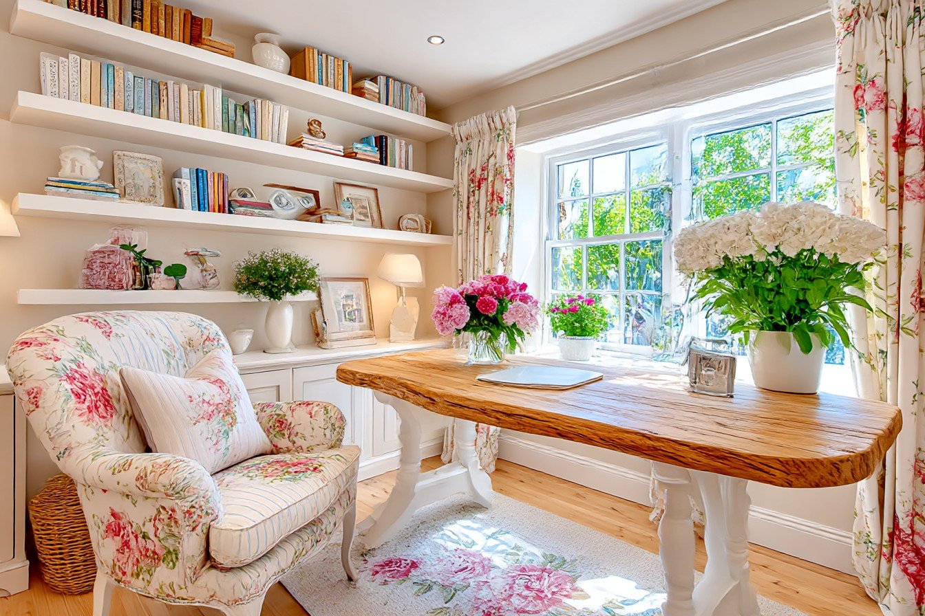 Traditional Cottage Office